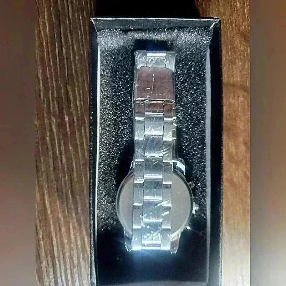 Geneva women's rhinestone butterfly watch - Picture 6 of 7